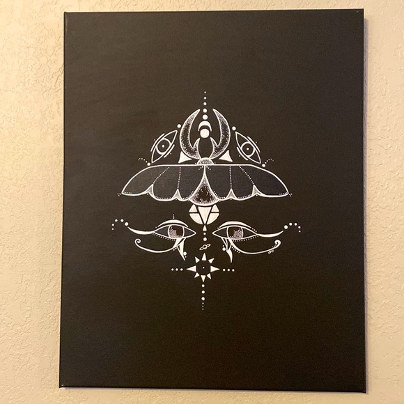 Black and White Painting - Picture 1 of 2